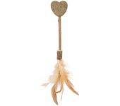 Matatabi Lolly con Corazón de Catnip y Plumas 23 cm