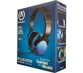 PowerA Fusion Auriculares Alámbrico Diadema Juego Negro, Azul