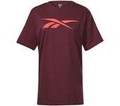 Camiseta reebok ri logo maroon hombre