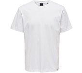 Camiseta only & s max life white hombre