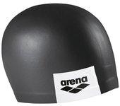 Gorro de natación arena logo moulded bk