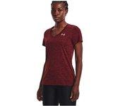 Camiseta roja de training under armour tech™ twist mujer