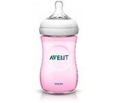 Avent Natural Biberon 260 ml Rosa