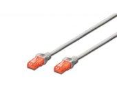 Digitus Cat6 UTP 5m cable de red U/UTP (UTP) Gris