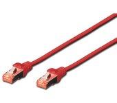 Cable de Red DIGITUS (RJ45 - 10 m - Rojo)