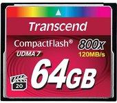 Tarjeta de memoria CF TRANSCEND 64GB 800x CF