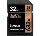 Lexar 32GB Professional 633x SDHC memoria flash Clase 10 UHS-I