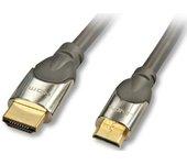 Cable HDMI LINDY (Mini HDMI-C - 50 cm - Negro)