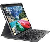 Funda Teclado LOGITECH Slim Folio Pro (Bluetooth - Layout Italiano - Negro)