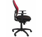 Silla Jorquera malla roja asiento bali negro