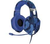 Trust GXT 322B Carus Auriculares Diadema Negro, Azul