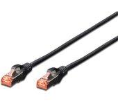 Digitus Cable de Red S-FTP Cat. 6 LSZH 0.5m Negro 10 Unidades