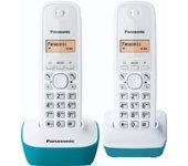 Teléfono fijo Sin Cable PANASONIC KX-TG1612 azul