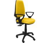 Silla Elche S bali amarillo brazos fijos