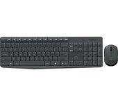 Logitech MK235 teclado RF inalámbrico AZERTY Belga Gris