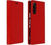 Funda Sony Xperia 5 AVIZAR Piel Rojo