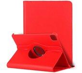 Funda iPad Pro 11 pulg (2020) Giratoria Polipiel Rojo