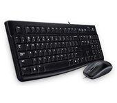 Logitech MK120 teclado USB Hebreo Negro