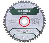 Metabo Hoja De Sierra "precision Cut Wood - Classic", 254x30 D48 Di 5°neg /b (628656000)