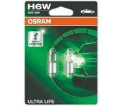 Otras bombillas OSRAM H6W Ultra Life 12V/6W, 2 Pieza