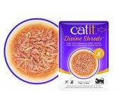 Pienso para Gatos CATIT (75 g - Húmedo - Sabor: Atún y Patata Dulce)