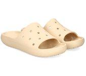 Crocs Sandalias Planas Mujer - Beige Talla 6