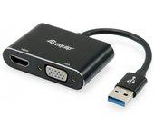 Equip Adaptador USB 3.0 a HDMI/VGA