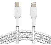 Belkin BRAIDED C-LTG 2M  WHT