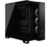 Corsair 6500X RGB Semitorre ATX Doble Cristal Templado USB-C Negra