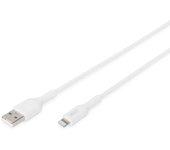 Digitus Cable Lightning a USB 2.0 1m Blanco