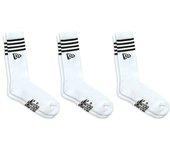 Calcetines new era stripe crew sock ne whi