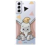 Funda para Galaxy S21 Plus Oficial de Disney Dumbo Silueta Transparente - Dumbo