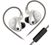 Auriculares con cable KZ Cástor con ajuste de afinación, controladores duales IEM HiFi Sound Deep Bass, auriculares con