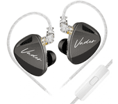 KZ Vader Auriculares con cable Triple Driver Dinámico HiFi Monitor Interruptores de ajuste Estéreo de 3.5 mm Auriculares