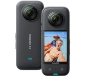 Cámara de acción Insta360 One X3 con video de 5,7K, resistente al agua hasta 10 m y estabilización FlowState 360