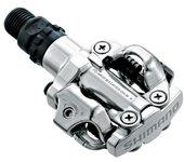 Pedales SHIMANO M520 SPD plata