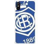 Funda Licencia Oficial Real Club Recreativo de Huelva Escudo Fondo Azul para Xiaomi Redmi 9A