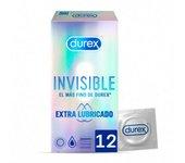 Durex Preservativos Invisible Lubricado 12 unidades