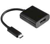 EQUIP Adaptador USB-C A Mini DISPLAYPORT M/H Aluminio Negro 133459