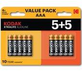 Pilas kodak xtralife 1,5 v aaa (10 unidades)