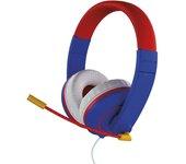 Gioteck XH-100S Auriculares Estéreo con Cable Rojo/Azul Multiplataforma