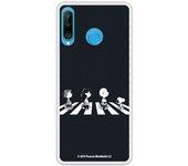 Funda Oficial de Peanuts Personajes Beatles Snoopy para Huawei P30 Lite