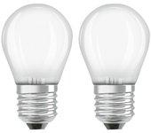 Osram Retrofit Bombilla LED Classic P (E27, No regulable, Blanco cálido, 470 lm, 4 W)