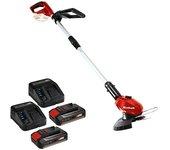 Einhell Power X-Change 18V Recortabordes de batería GE-CT 18 Li-Solo + Batería y cargador PXC-Starter kit (18 V, Iones de litio, 2 baterías) +...