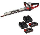 Einhell Power X-Change 18V Cortasetos de batería Arcurra + Batería y cargador PXC-Starter kit (18 V, Iones de litio, 2 baterías, Longitud de corte:...