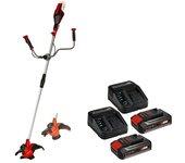 Einhell Power X-Change 18V Desbrozadora de batería Agillo + Batería y cargador PXC-Starter kit (18 V, Iones de litio, 2 baterías) + Garantía...