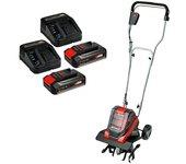 Einhell Power X-Change 18V Azada de batería GE-CR 30 + Batería y cargador PXC-Starter kit (36 V, 2 baterías, Anchura de trabajo: 30 cm) + Garantía...