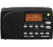 Sangean DPR-65 Radio Digital Portátil Negro