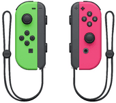 gamepad nintendo switch joy-con verde rosa