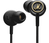 Auriculares de botón - Marshall Mode EQ, Botón ecualizador, Micrófono, Negro